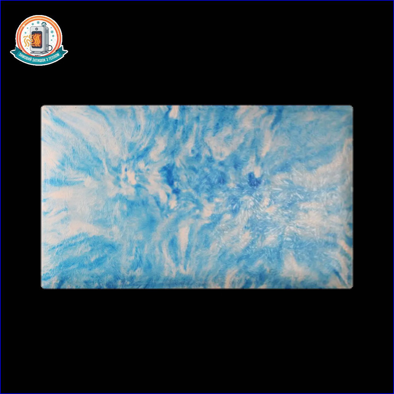 Керамогранітний обігрівач KEN-500 "Ізморозь жакард" аквамариновий, фото 1