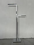 Стійка вішало підлогова хром для одягу Б/У на дві сторони, фото 2