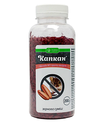 Родентицид від щурів та мишей Капкан зерно Аптека Садівника, 200 г ПЕТ