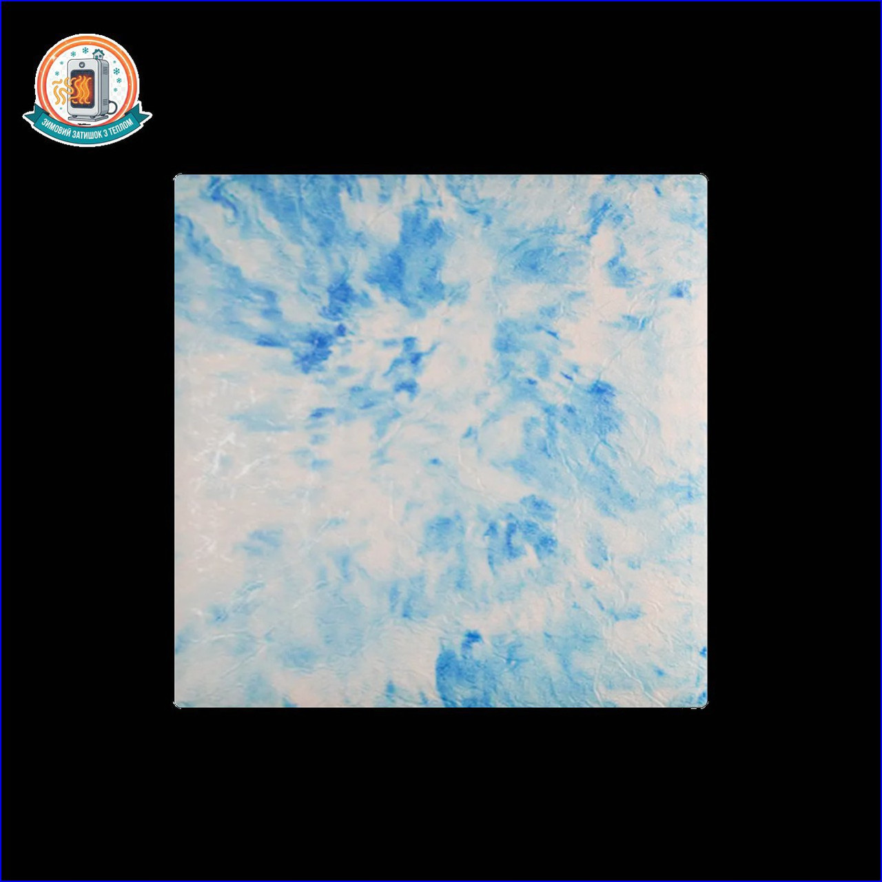 Керамогранітний обігрівач KEN-500К "Гранж жакард" аквамариновий, фото 1