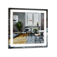 Дзеркало з LED підсвічуванням 800 х 800 мм.