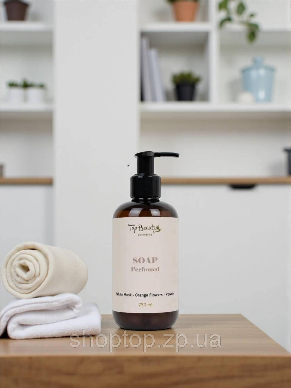 Парфумоване мило для рук та тіла Top Beauty білий мускус-квіти апельсина-пудра 250, фото 1