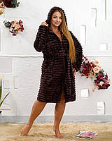 Жіночі халати на блискавці шарпея. євродовжина