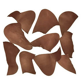 Шкіра натуральна Крейзі Хорс у шматках т.1,4-1,6 мм колір коньяк