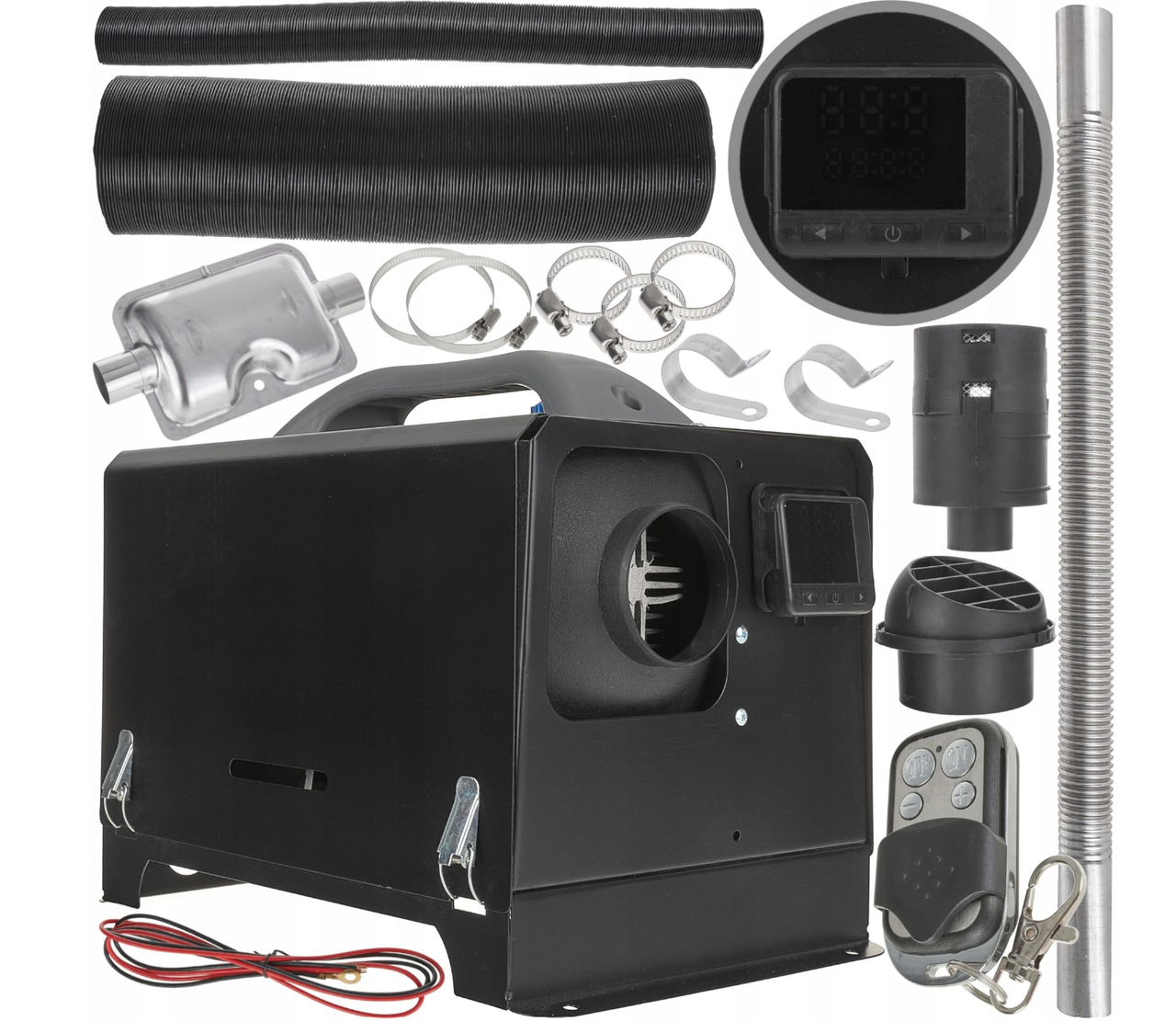 Автомобільний обігрівач WEBASTO 12 В, 8 кВт з інтегрованим паливним баком – потужне та компактне рішення для швидкого обігріву, фото 1