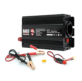 Перетворювач напруги Bass Poland 5009 12 В → 220 В, 600 Вт, повністю синусоїдальний