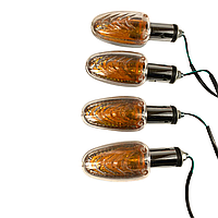 Поворот свічка пластиковий хром 4 шт.