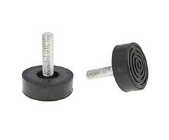 Комплект ніжок для пральної машини (Dріз=8 мм, Dосн=36 мм, H=43 мм) (2 шт) (Італія)