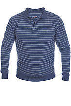 Светр-поло чоловічий Le Gutti 25-4142-02 темно-синій