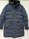 Куртка довга парка пальто пуховик зимова чоловіча, фото 10