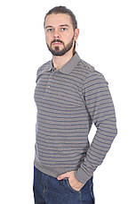 Светр-поло чоловічий Le Gutti 25-4142-34 темно-синій, фото 3