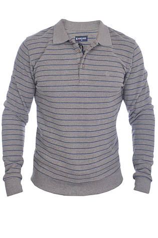 Светр-поло чоловічий Le Gutti 25-4142-34 темно-синій, фото 1