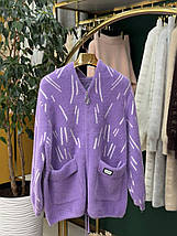 Неймовірний жіночий кардиган, тканина "Альпака" 58, 60, 62 розмір 58, фото 4