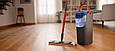 Плоска швабра Vileda H2prO Flat mop System (подвійний резервуар, мікрофібра, обертова головка 360°), фото 5
