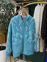 Неймовірний жіночий кардиган, тканина "Альпака" 60, 62 розмір 60, фото 3