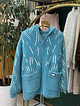 Неймовірний жіночий кардиган, тканина "Альпака" 60, 62 розмір 60, фото 4