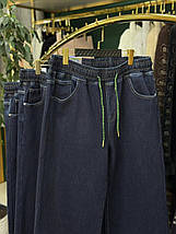Теплі жіночі джинси на флісі, тканина "Джинс" 54, 56, 58, 60, 62, 64 розмір 54, фото 5