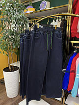 Теплі жіночі джинси на флісі, тканина "Джинс" 54, 56, 58, 60, 62, 64 розмір 54, фото 4