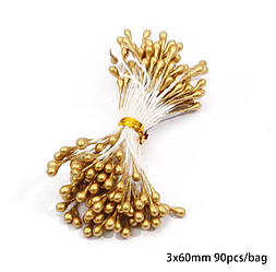 Флористичні тичинки для штучних квітів та декору близько 150 шт у пучку