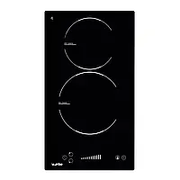 Варильна поверхня електрична VENTOLUX CH 32 TC SL склокераміка чорна, 2 конфорки