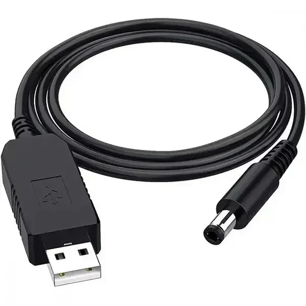USB Кабель для роутера, камери з перетворювачем 5V на 12V