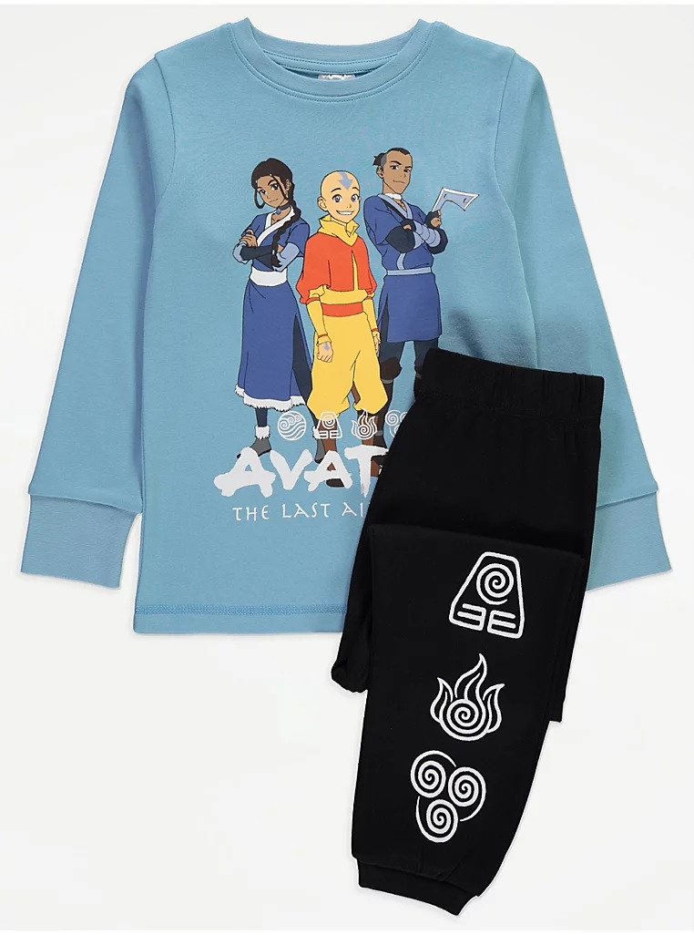 Піжама для хлопчика George Avatar / Аватар: Останній захисник повітря блакитна з чорним 110-116, фото 1