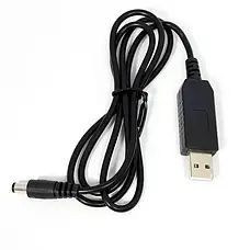 USB Кабель для роутера, камери з перетворювачем 5V на 12V, фото 3