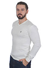 Светр чоловічий Polo 25-P106 білий, фото 3