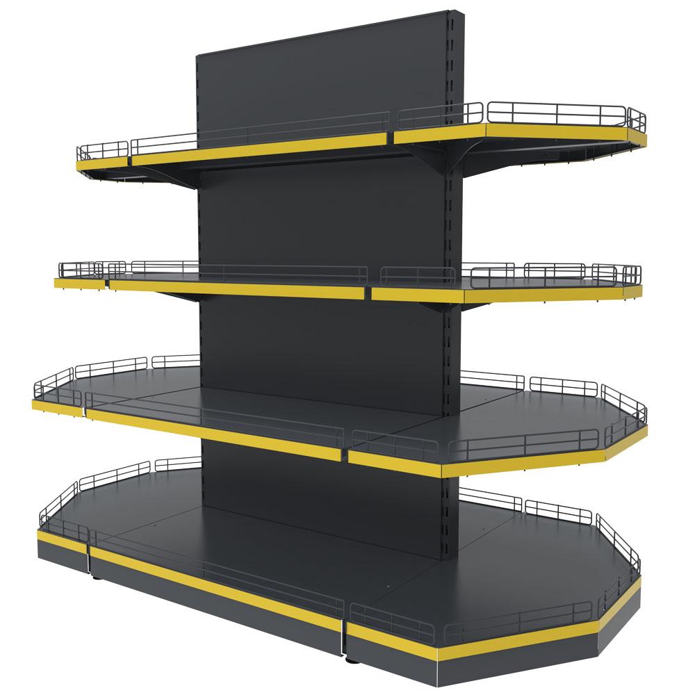 Торговий стелаж TSО-1 (1650х950) острівний, фото 1