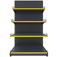 Торговий стелаж TSD-1 (1650х950) двосторонній, фото 2