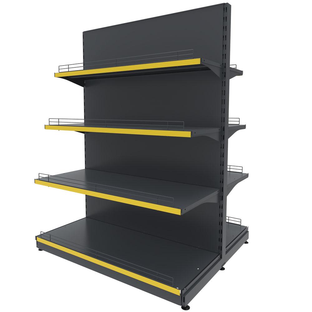 Торговий стелаж TSD-2 (1650х1200) двосторонній, фото 1