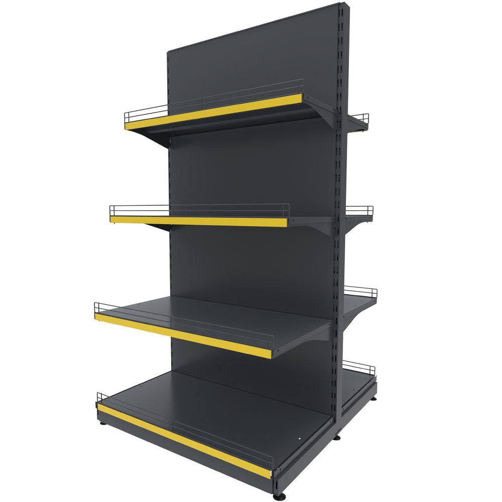 Торговий стелаж TSD-3 (1815х950) двосторонній, фото 1