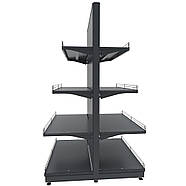 Торговий стелаж TSD-3 (1815х950) двосторонній, фото 3