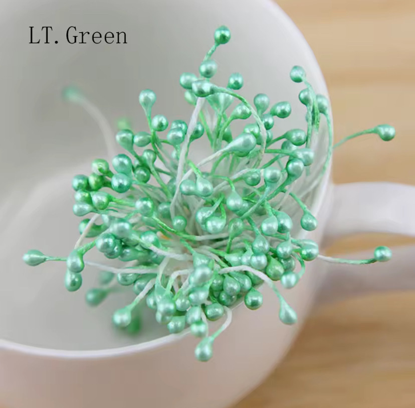 Флористичні тичинки для штучних квітів та декору близько 150 шт у пучку, фото 1