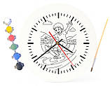 Дитячий набір для творчості годинник розмальовка Скейтер 30 см (Г0044), фото 4