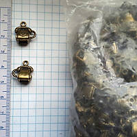 Метал. підвіска "Телефон 3D" бронза, 300 шт. в уп.