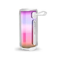 Портативна колонка 8 Вт с підсвічуванням і USB Білий PULSE5W