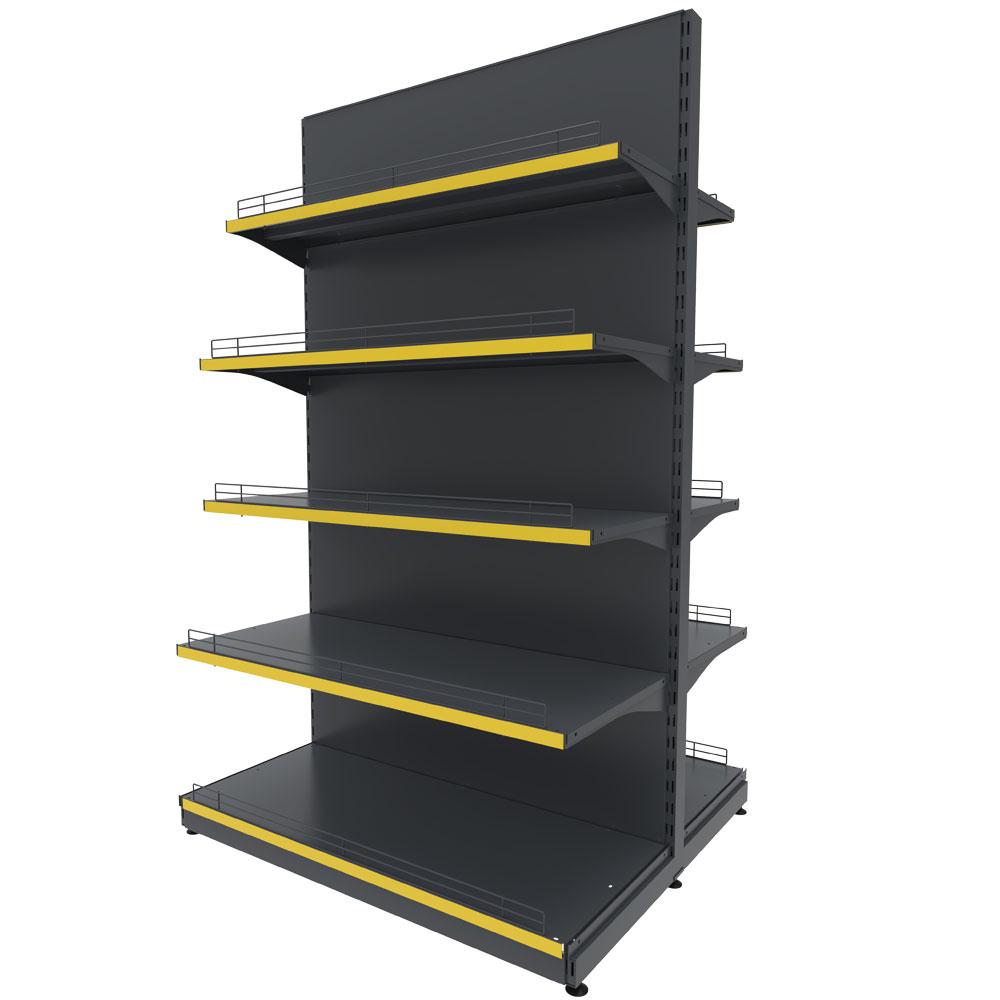 Торговий стелаж TSD-6 (2035х1200) двосторонній, фото 1