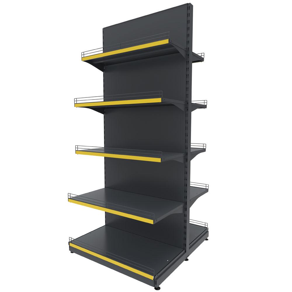 Торговий стелаж TSD-7 (2200х950) двосторонній, фото 1