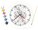 Дитячий набір для творчості годинник розмальовка Космос 30 см (Г0045), фото 4