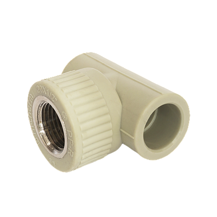 Трійник з внутрішньою різьбою. 20*1/2 Hi-Therm, фото 1