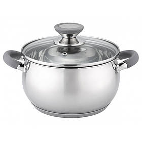 Каструля 1.8 л, Ø 16 см Bohmann BH 2315-16 grey - MegaLavka