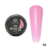 Global Fashion Гель Color Builder Gel 06 для моделювання нігтів, 15 г (Sakura)