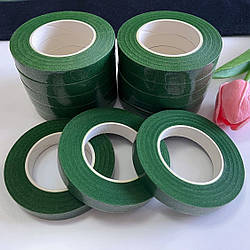 Флористична тейп-стрічка 1.2см х 27м зелена