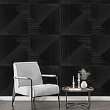 Самоклеюча декоративна 3D панель 500х500х5мм Бамбук Чорний SW-00002881, фото 5