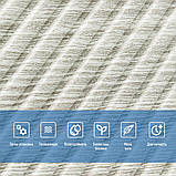 Самоклеюча декоративна 3D панель Бамбук Дерево Біле 500х500х5мм SW-00002883, фото 4