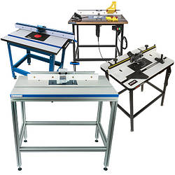 Фрезерні столи, комплектуючі, оснащення та аксесуари