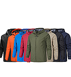 Чоловіча ветровка Solve KT7002101 легка водовідштовхувальна куртка для весни та осені Олива solve, фото 4