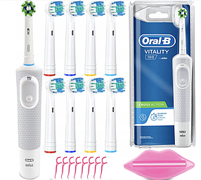 Електрична зубна щітка Oral-B D100 Vitality Біла