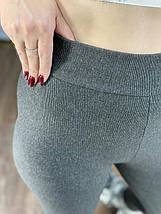 Комфортні жіночі лосини на флісі, тканина "Трикотаж" 50, 52, 54, 56, 58, 60 розмір 50, фото 5